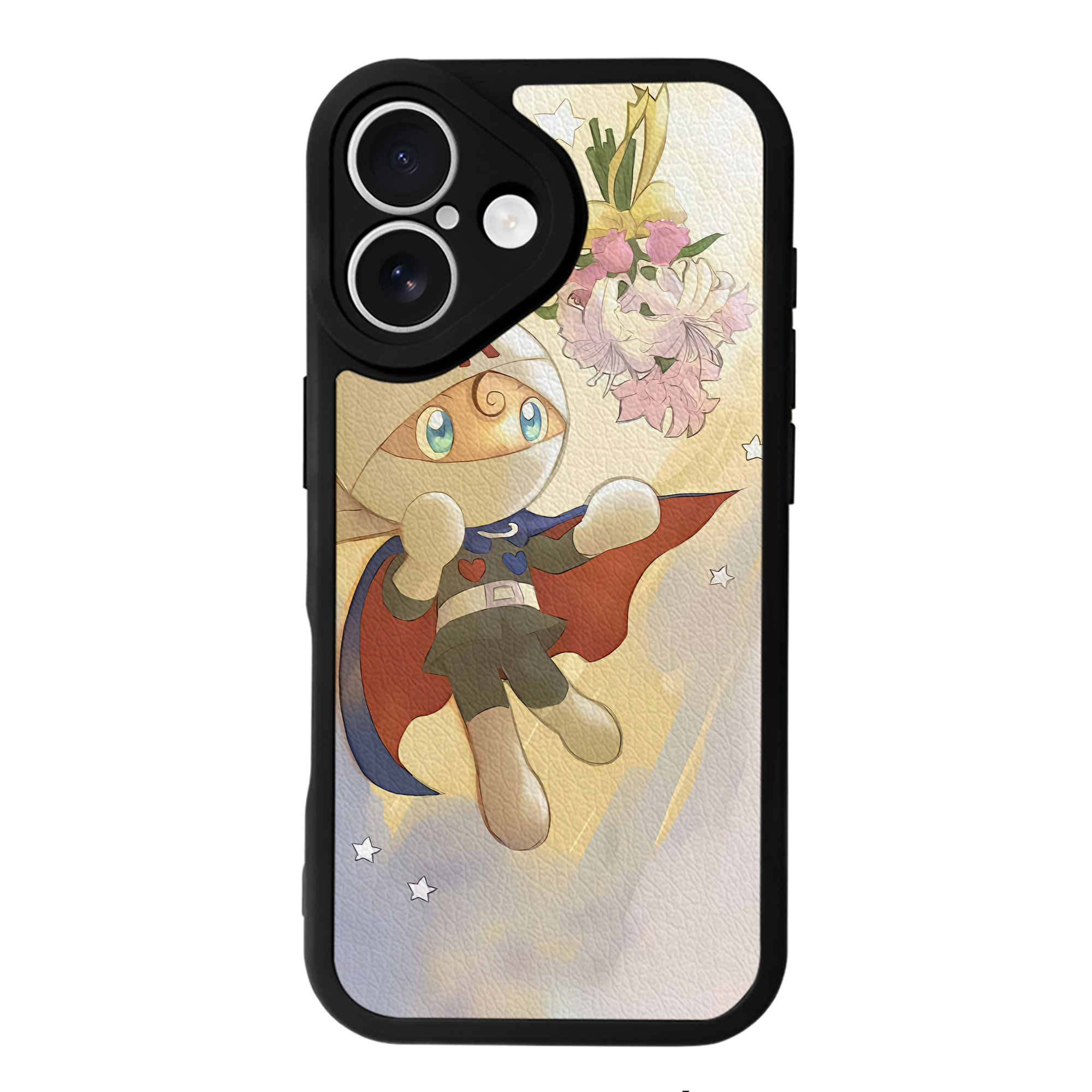 （画像用） アンパンマン Anpanman 【iPhone 16シリーズ対応】シリコンスマホケース（レザー調） 材質：シリコン